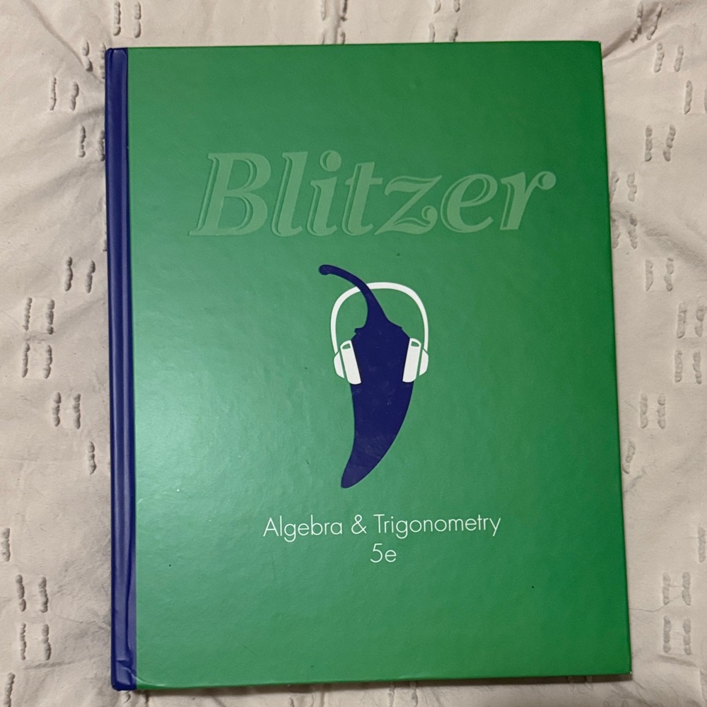 Blitzer Algebra & Trigonometry 5e Textbook